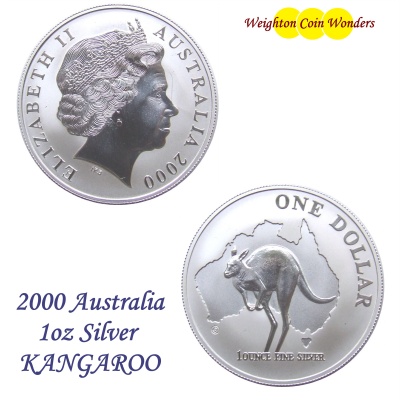 2000 Silver 1oz KANGAROO